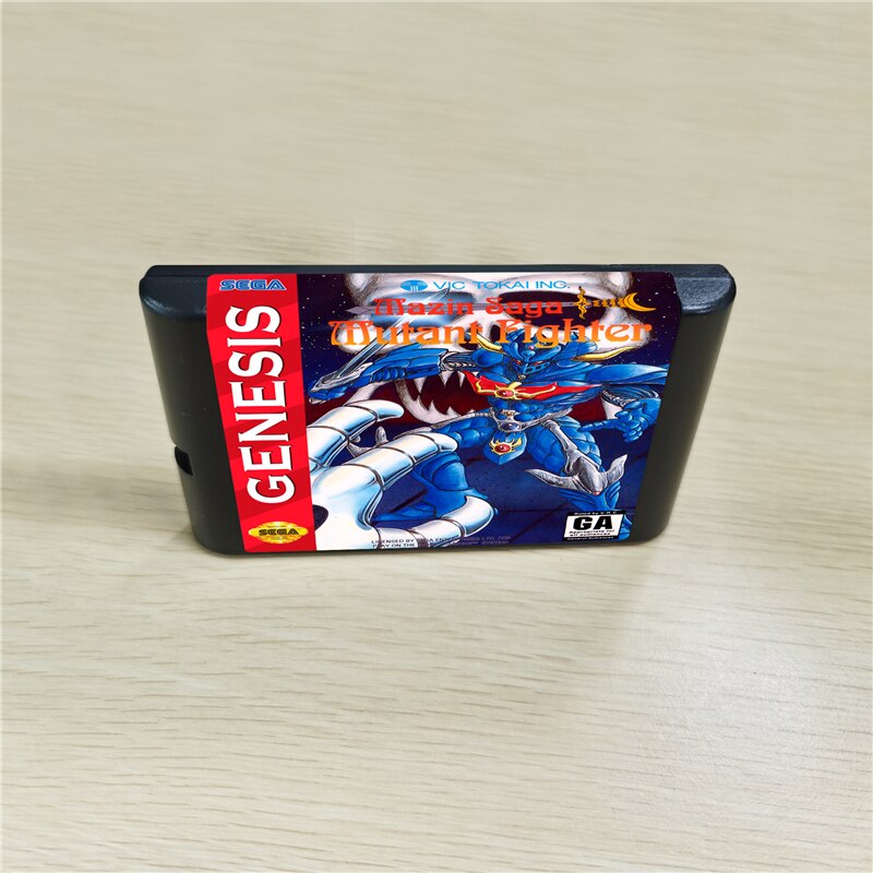 Mazin Saga Mutant Fighter-MegaDrive Genesis ܼ  16 Ʈ MD  īƮ